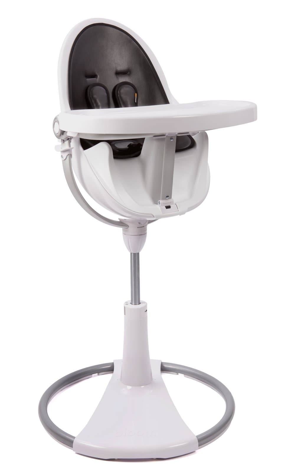 Стільчик для годування Bloom Fresco White+ midnight black E10535-W\E10516-MBL Стільчик для годування Bloom Fresco White+ midnight black E10535-W\E10516-MBL
