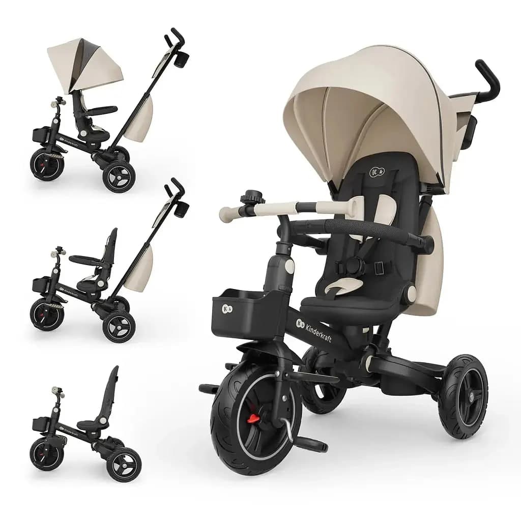 Велосипед 3-х колісний Kinderkraft Spinstep 2 Plus Beige KRSPST02BEGPL00