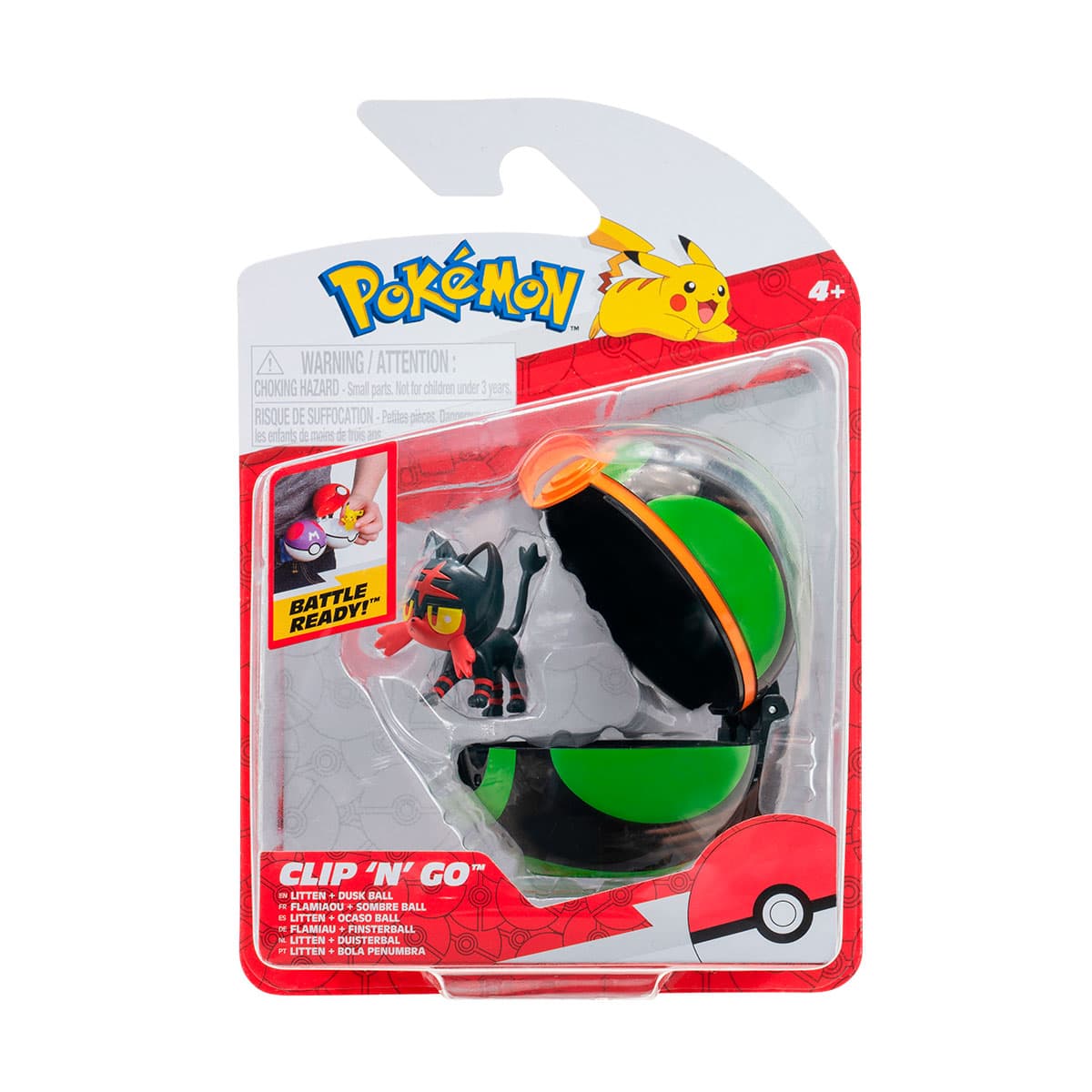 Игровой набор Pokemon W16 Литтен в покеболе PKW3147 Игровой набор Pokemon W16 Литтен в покеболе PKW3147
