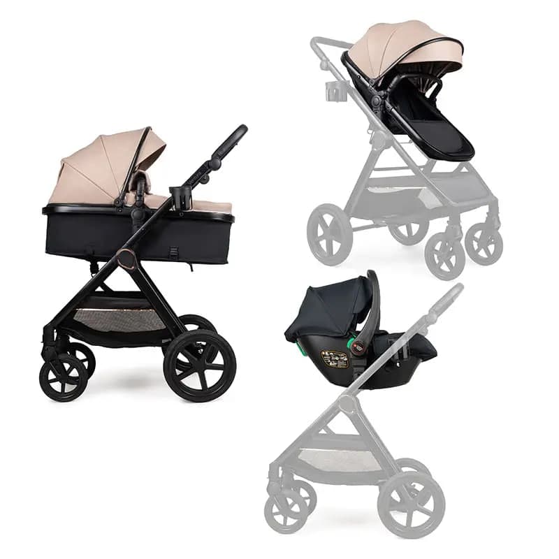 Коляска-трансформер 3в1 Ninos Ventura NVE3V12026DB Dark Eco Beige