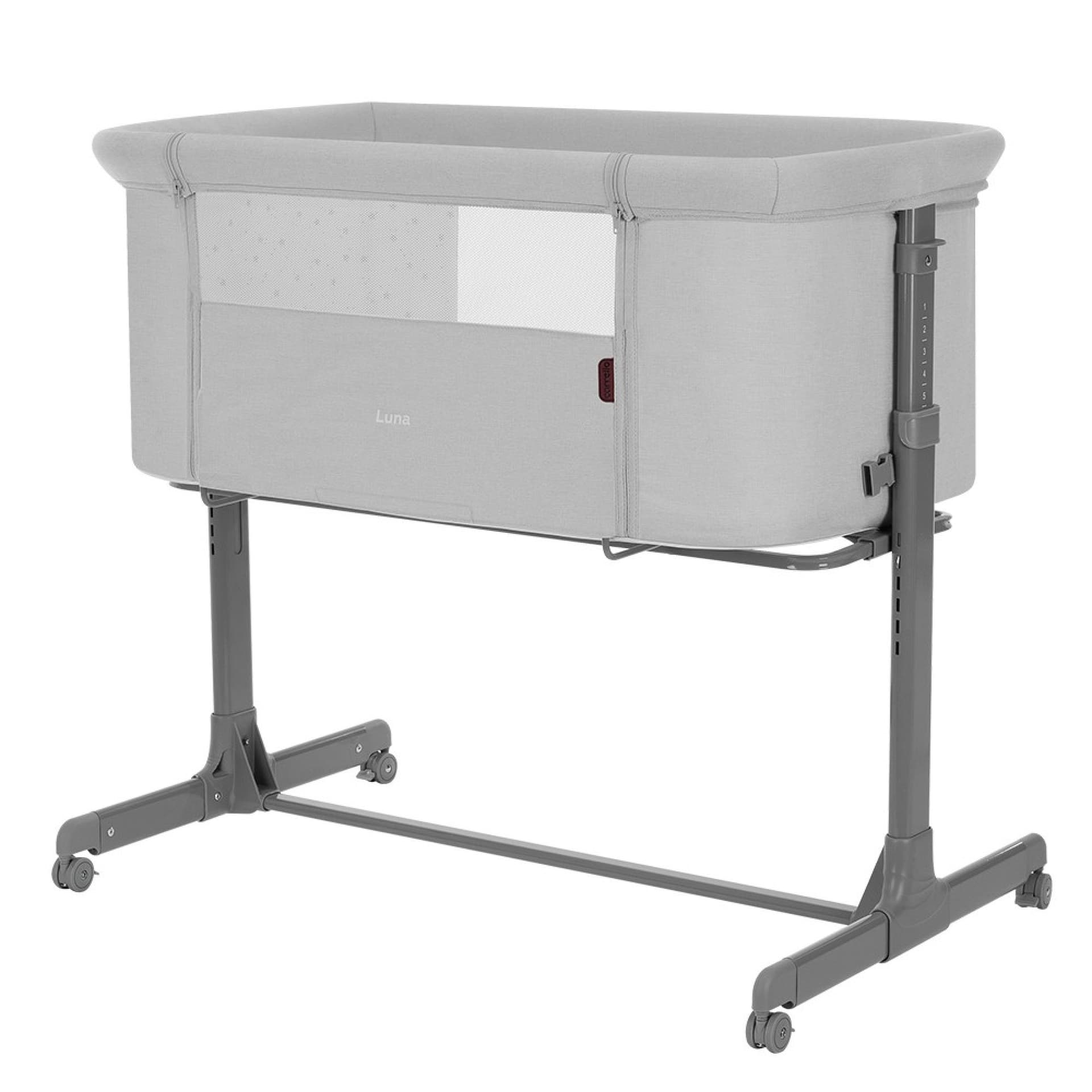 Кровать приставная Carrello Luna CRL-16505 Carbon Grey