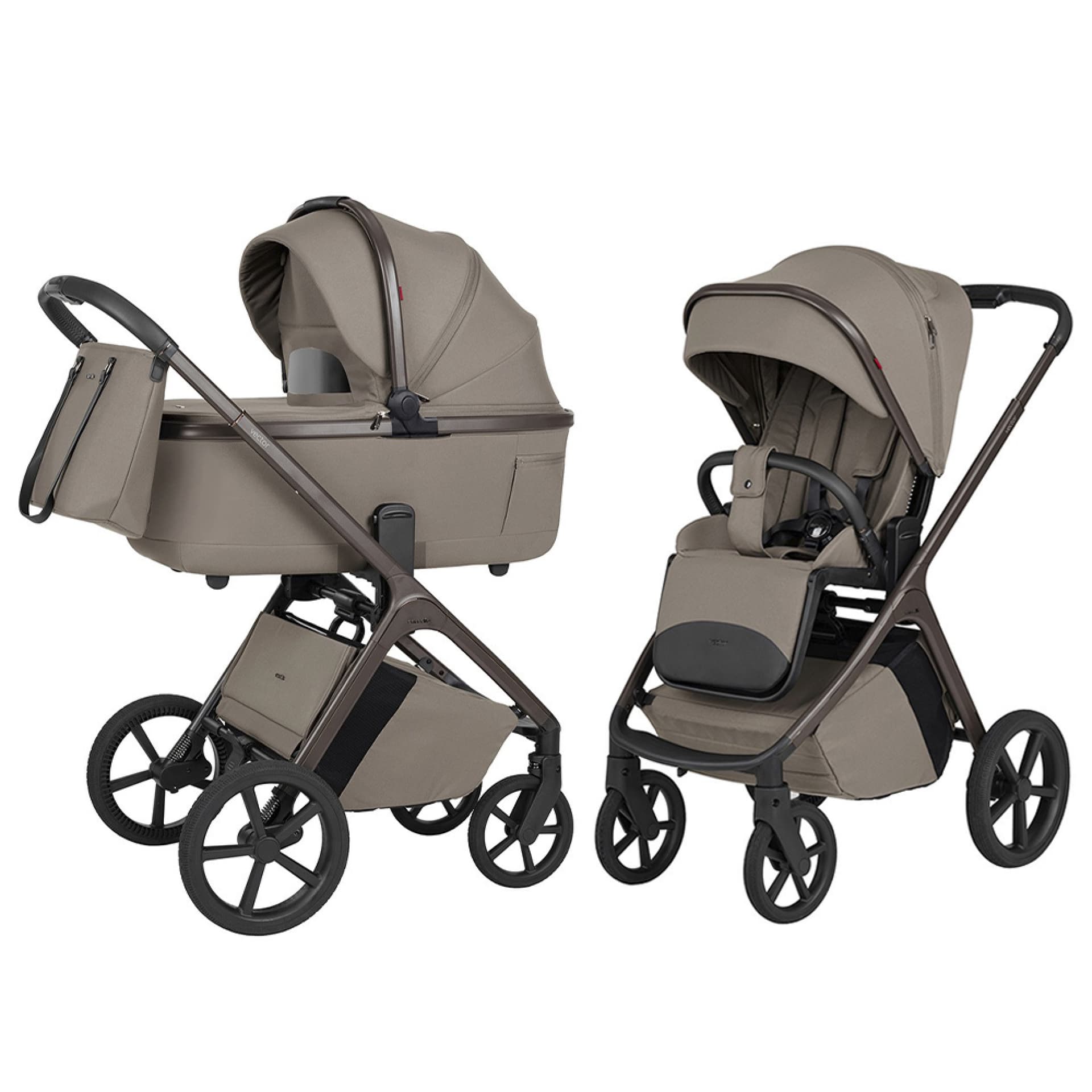 Коляска универсальная 2в1 Carrello Vector F CRL-6700 Flannel Beige Коляска универсальная 2в1 Carrello Vector F CRL-6700 Flannel Beige
