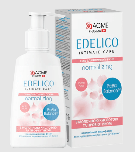 Гель для інтимної гігієни Edelico Intimate Care 300мл 3401 Гель для інтимної гігієни Edelico Intimate Care 300мл 3401