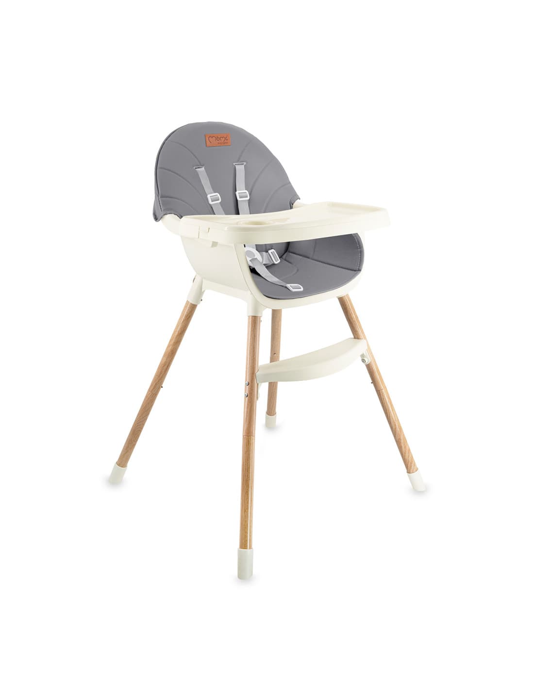 Стільчик для годування MoMi Reki Grey KRKA00034 Стільчик для годування MoMi Reki Grey KRKA00034