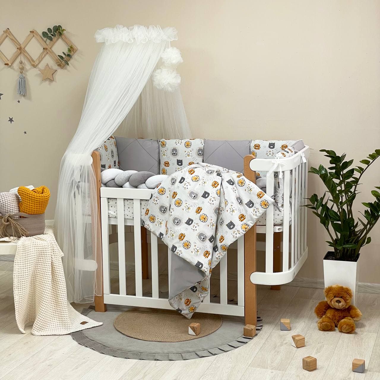 Постільний комплект Маленька Соня Happy night Мордочки вусаті 6од 02107196