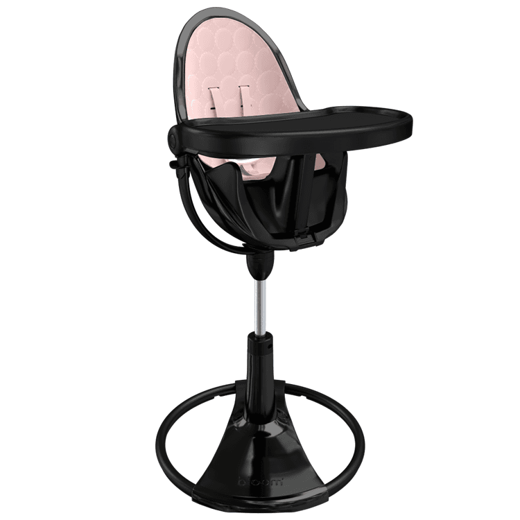 Стульчик для кормления Bloom Fresco Noir blush pink E10535-BB\U10543-P