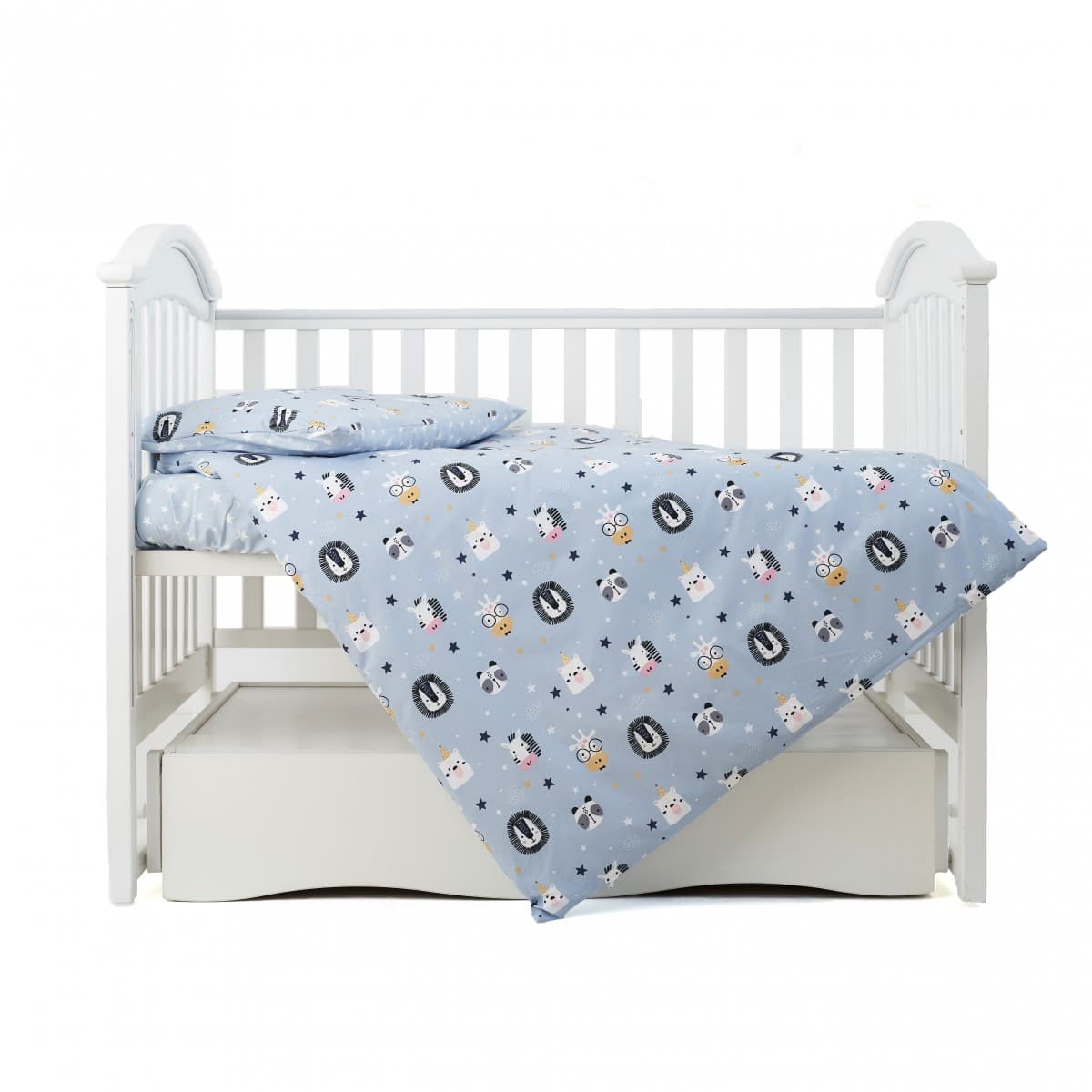 Змінний комплект Twins Zoo blue 3од 3022-TZ-04 Змінний комплект Twins Zoo blue 3од 3022-TZ-04