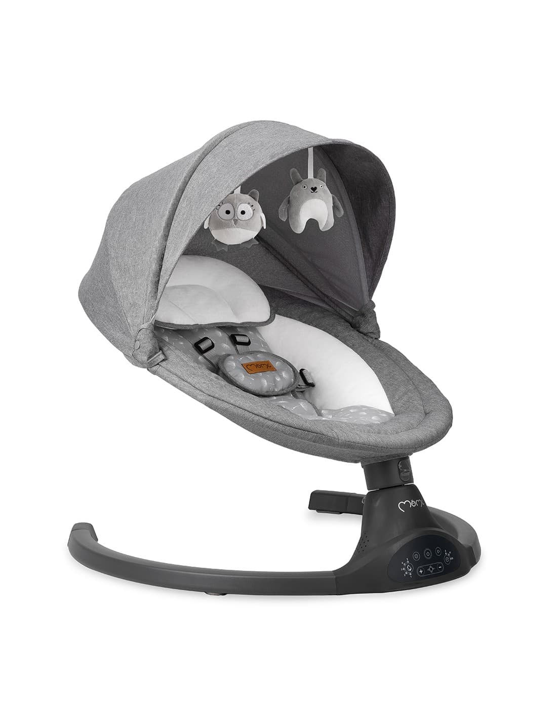 Шезлонг-гойдалка MoMi KENANI Dark Grey BULE00022 Шезлонг-гойдалка MoMi KENANI Dark Grey BULE00022