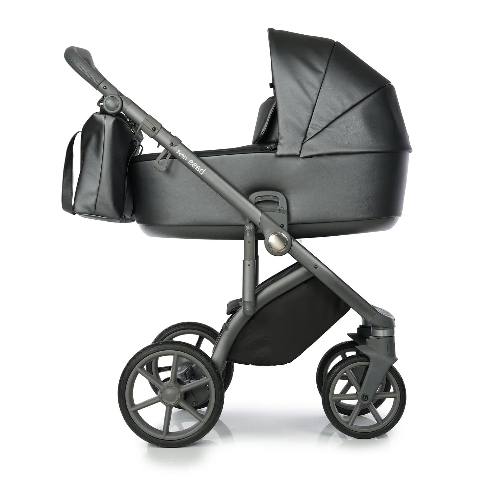Коляска универсальная 2в1 Roan Bass Next Perl Есо R-BN-PD Dark Grey