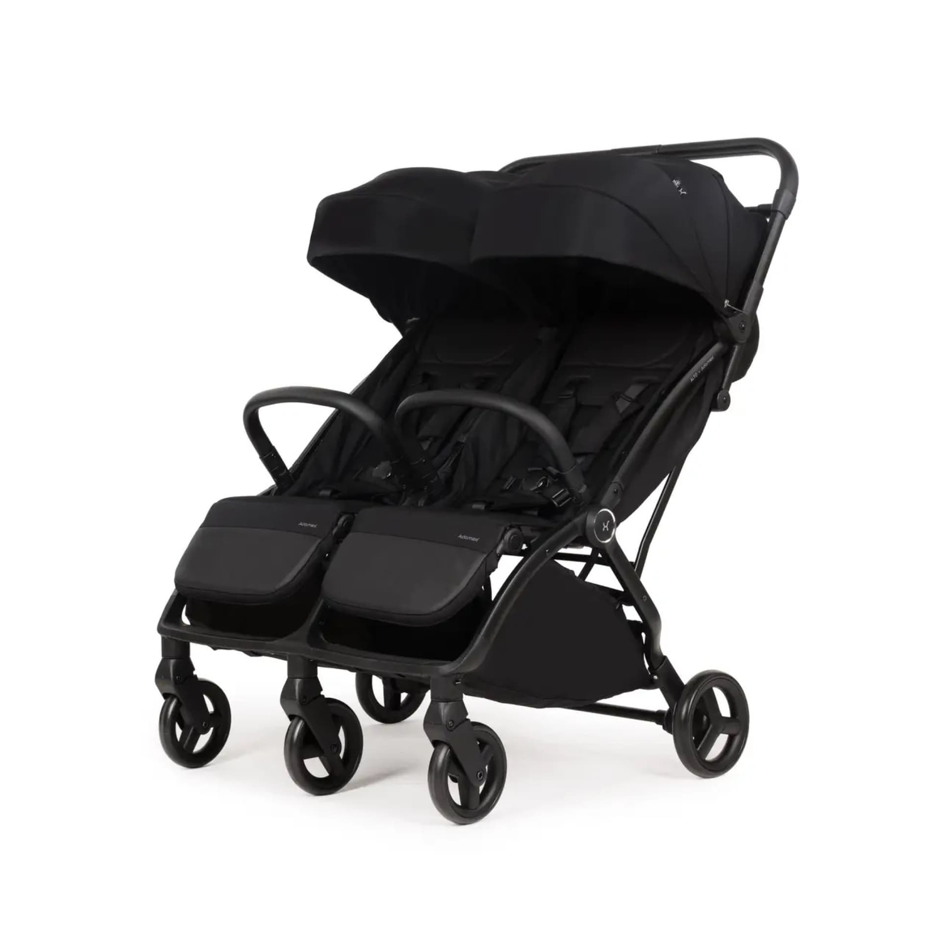 Коляска прогулочная для двойни Adamex Alto 682084 black Коляска прогулочная для двойни Adamex Alto 682084 black