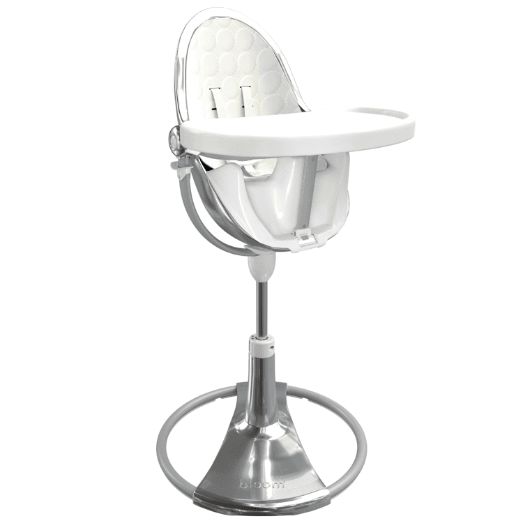 Стульчик для кормления Bloom Fresco Silver+coconut white E10535-S\U10543-CW