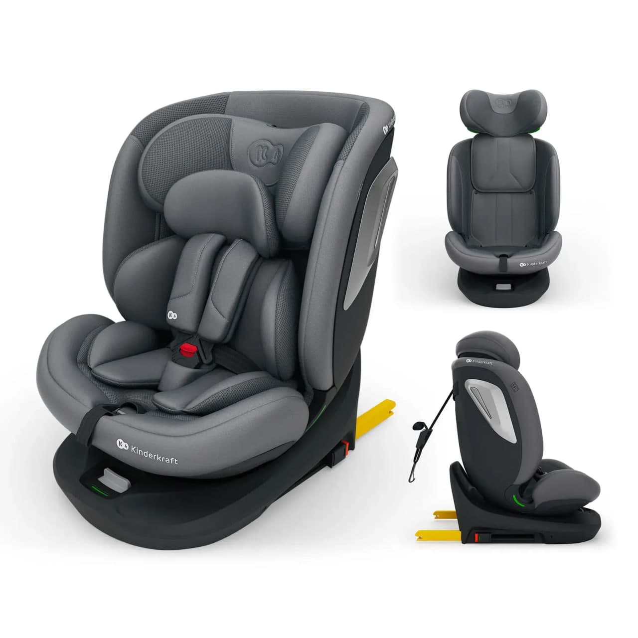 Автокрісло Kinderkraft i-Grow 2 Plus i-Size KCIGRO02GRYPL00 Grey