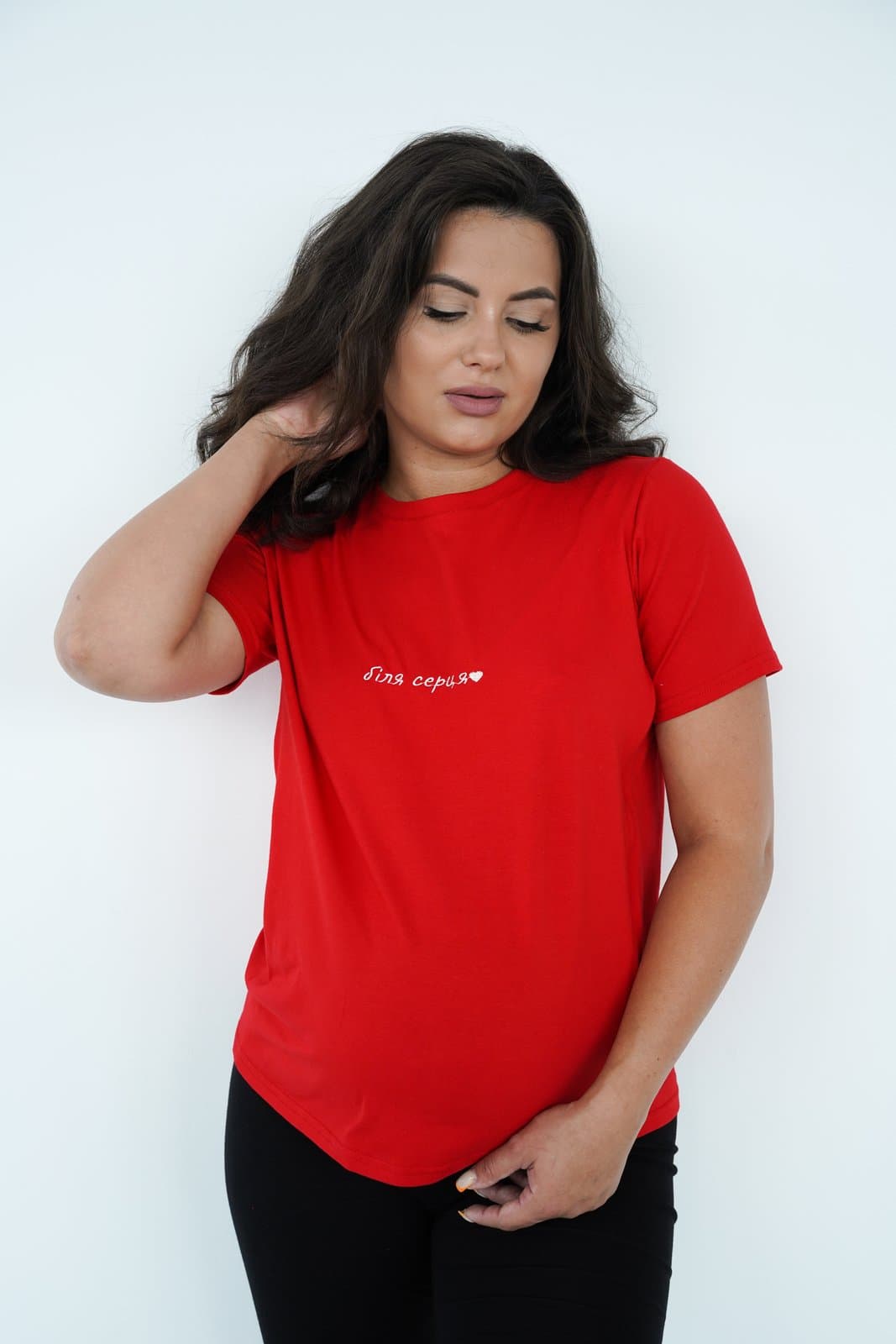 Футболка для кормления S-XL Мамин Дом 24302-Красный
