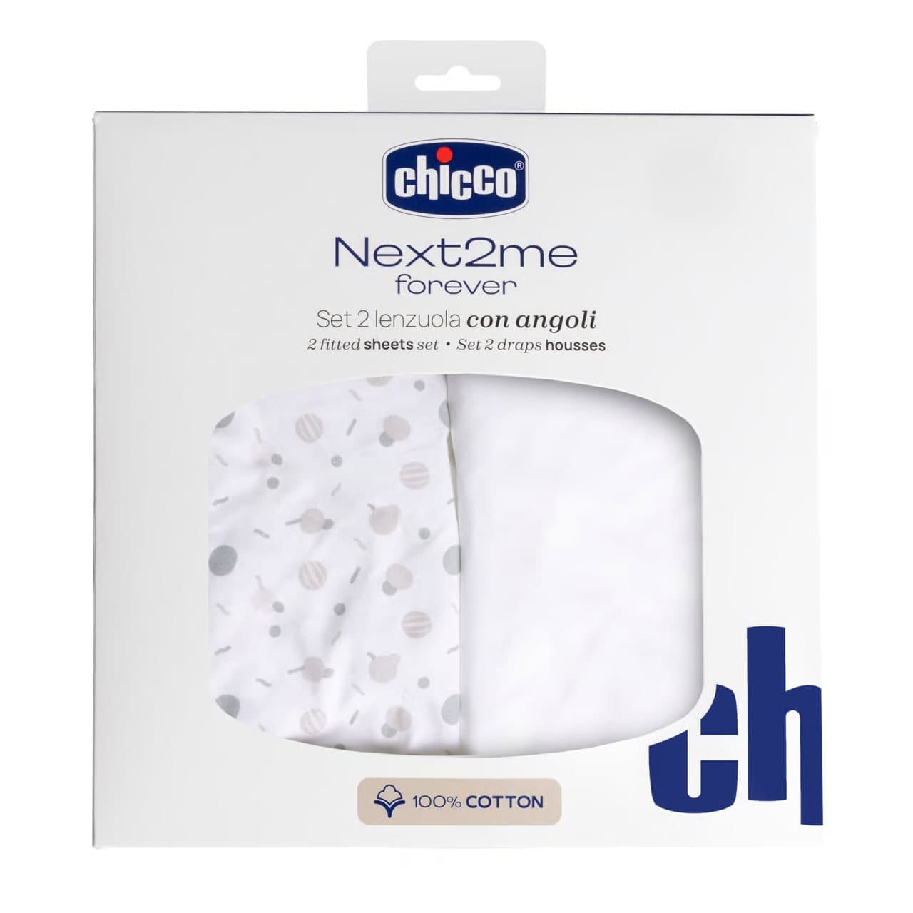 Набір простирадл для ліжка Chicco Next2Me 01128.21 Набір простирадл для ліжка Chicco Next2Me 01128.21