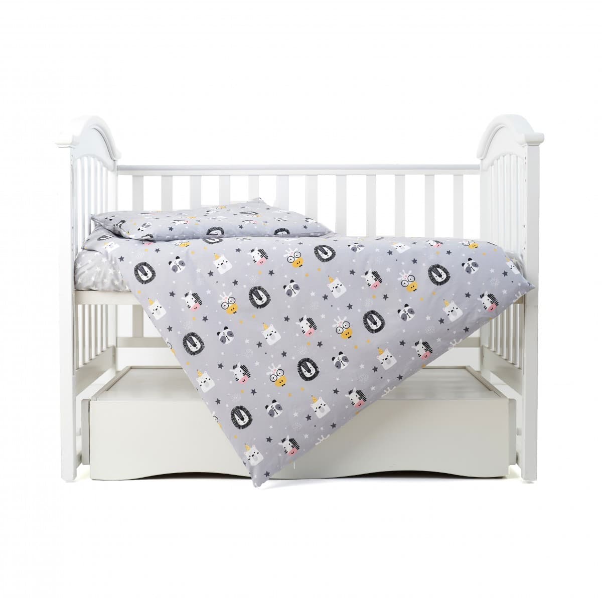 Змінний комплект Twins Zoo grey 4од 3022-TZ-10 Змінний комплект Twins Zoo grey 4од 3022-TZ-10