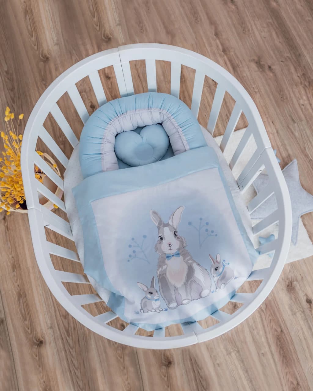 Кокон-переноска з пледом Верес Summer Bunny 450.06.2