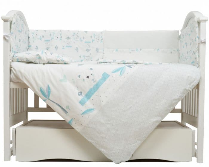 Постільний комплект Twins Eco Line Koala mint 6од 4091-E-024