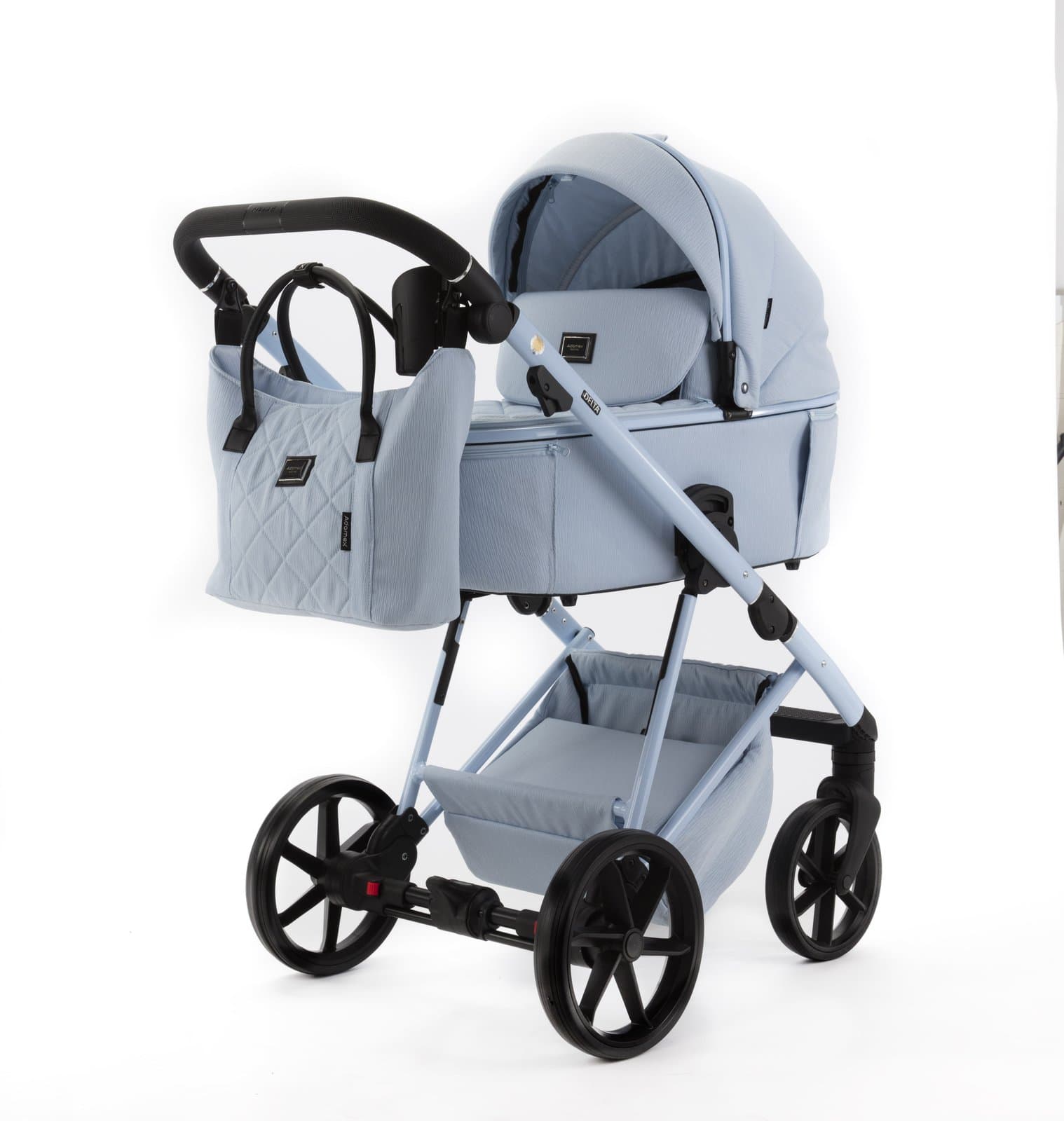 Коляска универсальная 2в1 Adamex Delta DN-1 sky DN11101