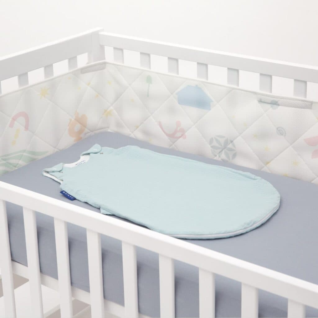 Постельный комплект Sonto Sleepset Лето 120*60 см с прямыми углами Мятное серебро 0220 Постельный комплект Sonto Sleepset Лето 120*60 см с прямыми углами Мятное серебро 0220