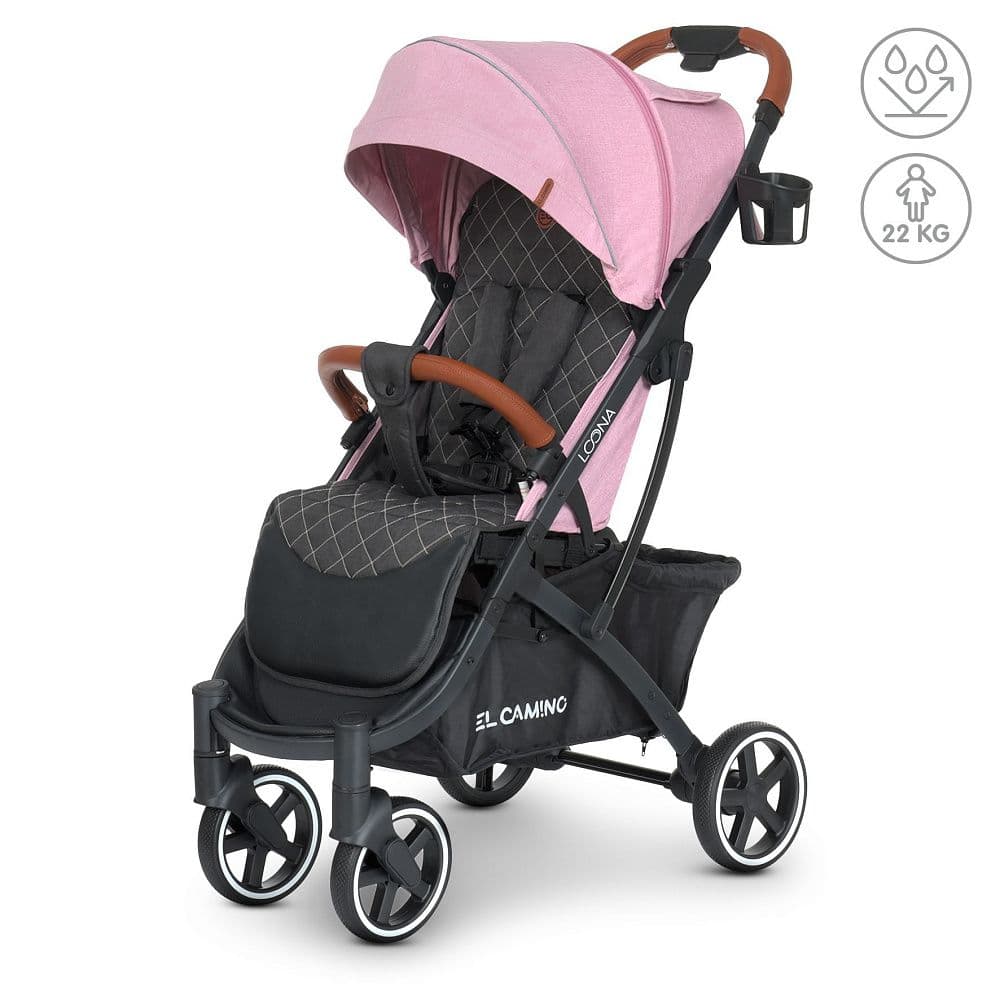 Коляска прогулочная El Camino Loona ME 1090L Pink