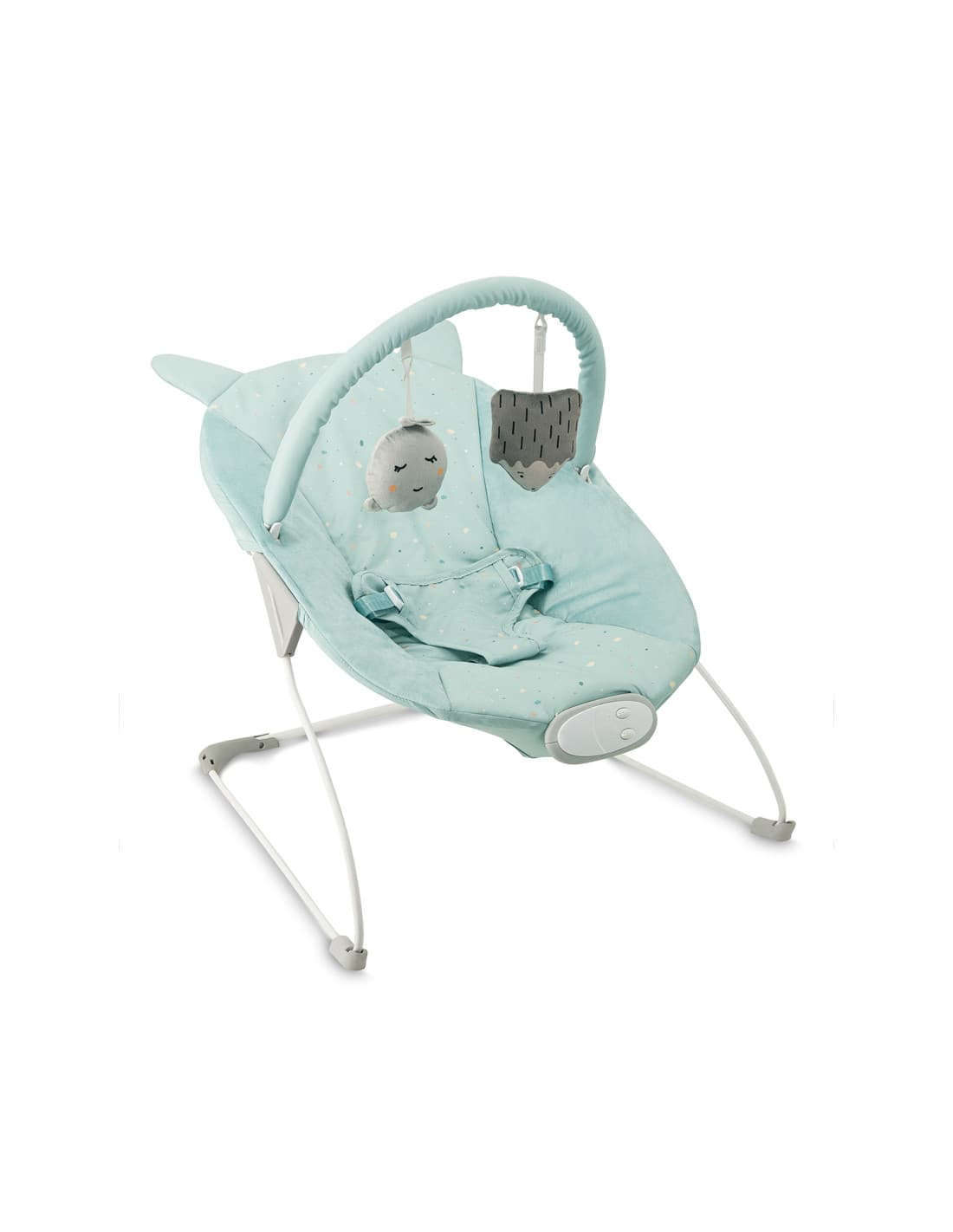 Шезлонг-качалка MoMi GLOSSY Blue BULE00043 Шезлонг-качалка MoMi GLOSSY Blue BULE00043