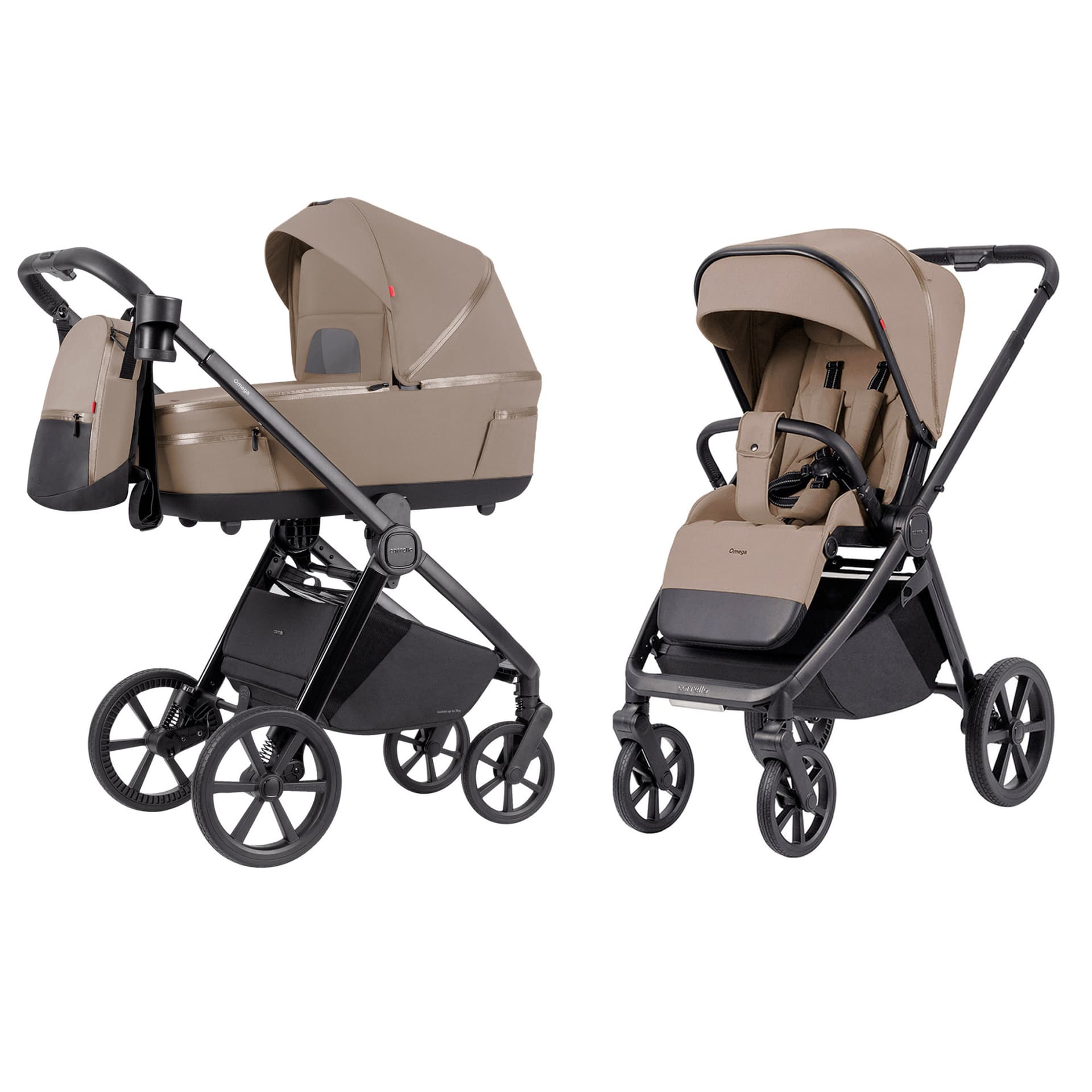 Коляска універсальна 2в1 Carrello Omega+ CRL-6540/1 Asteroid Beige
