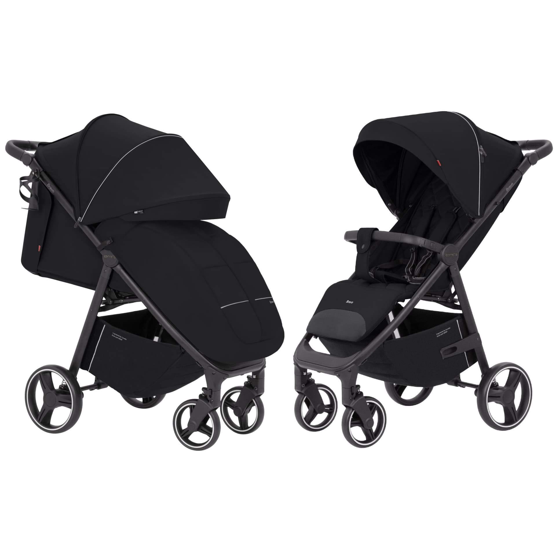 Коляска прогулочная Carrello Bravo CRL-8512 Pure Black