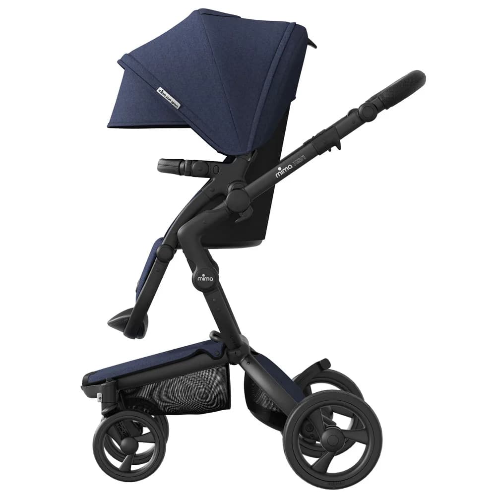 Коляска прогулочная Mima Xari Sport A401810 71012 Black/Denim фото 3 Коляска прогулочная Mima Xari Sport A401810 71012 Black/Denim фото 3