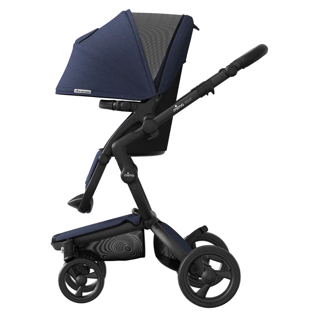 Коляска прогулочная Mima Xari Sport A401810 71012 Black/Denim фото 4 Коляска прогулочная Mima Xari Sport A401810 71012 Black/Denim фото 4