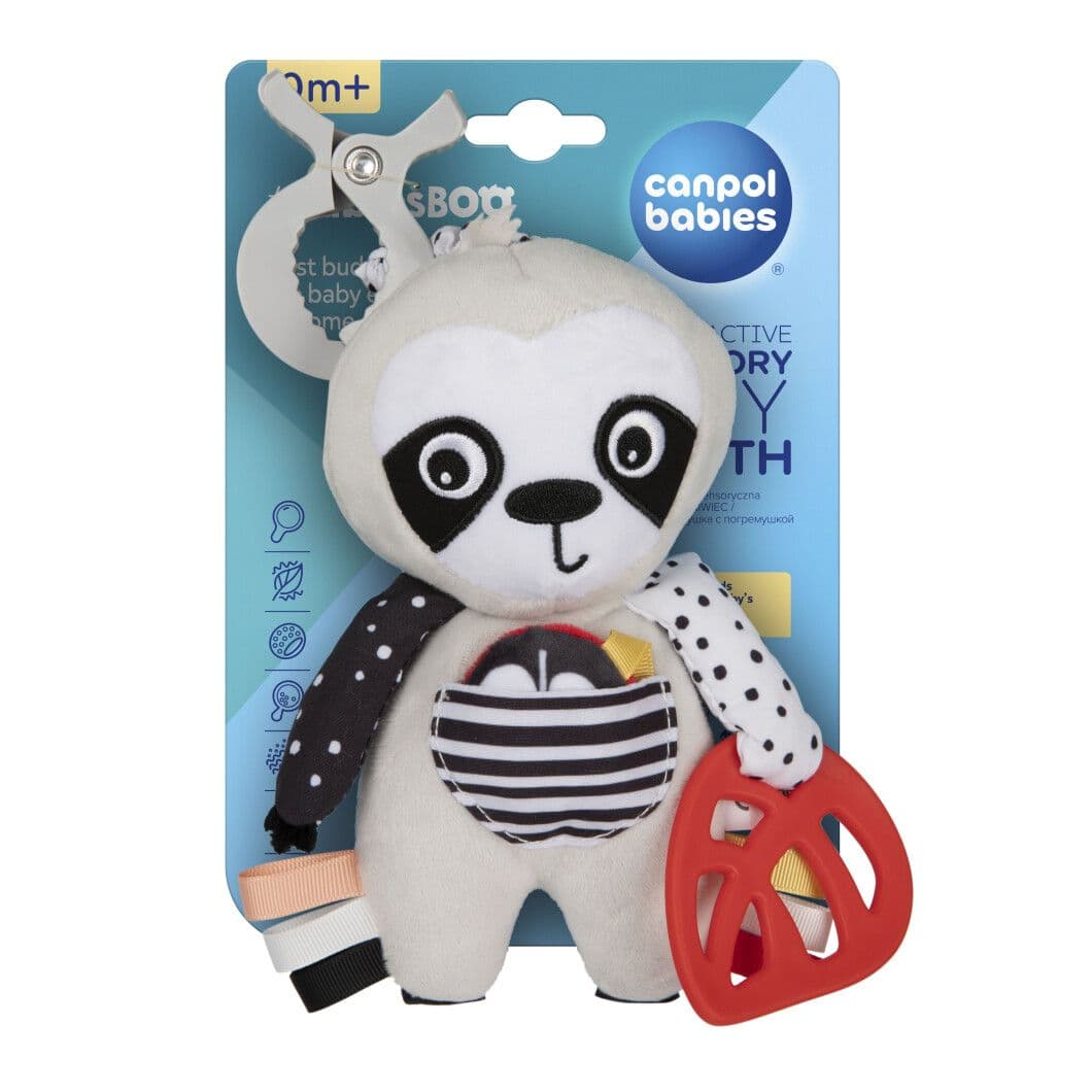 Подвеска интерактивная Ленивец BabiesBoo Canpol 68/090 Подвеска интерактивная Ленивец BabiesBoo Canpol 68/090