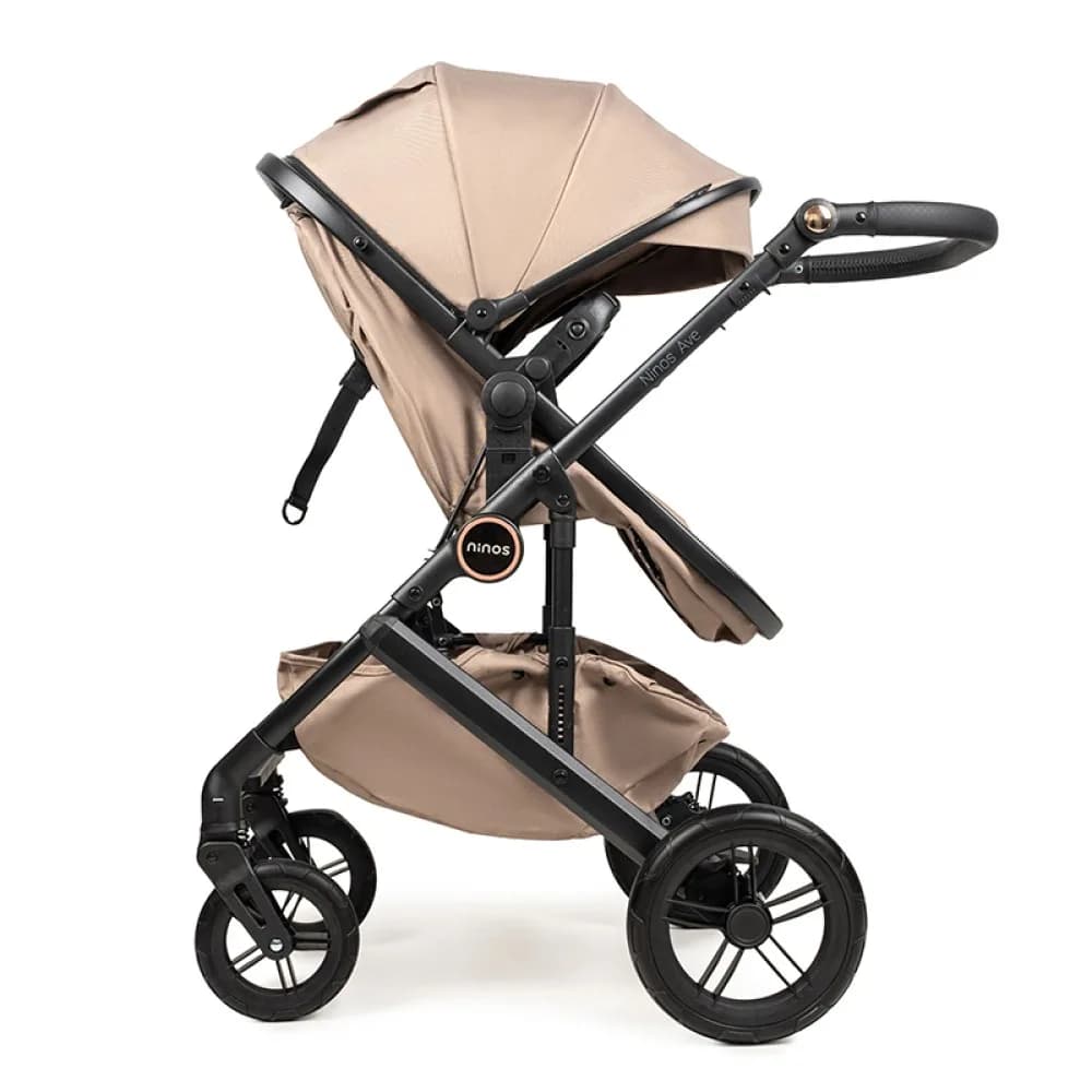 Коляска-трансформер 3в1 Ninos Ave NAV3V12026LB Light Beige фото 4 Коляска-трансформер 3в1 Ninos Ave NAV3V12026LB Light Beige фото 4