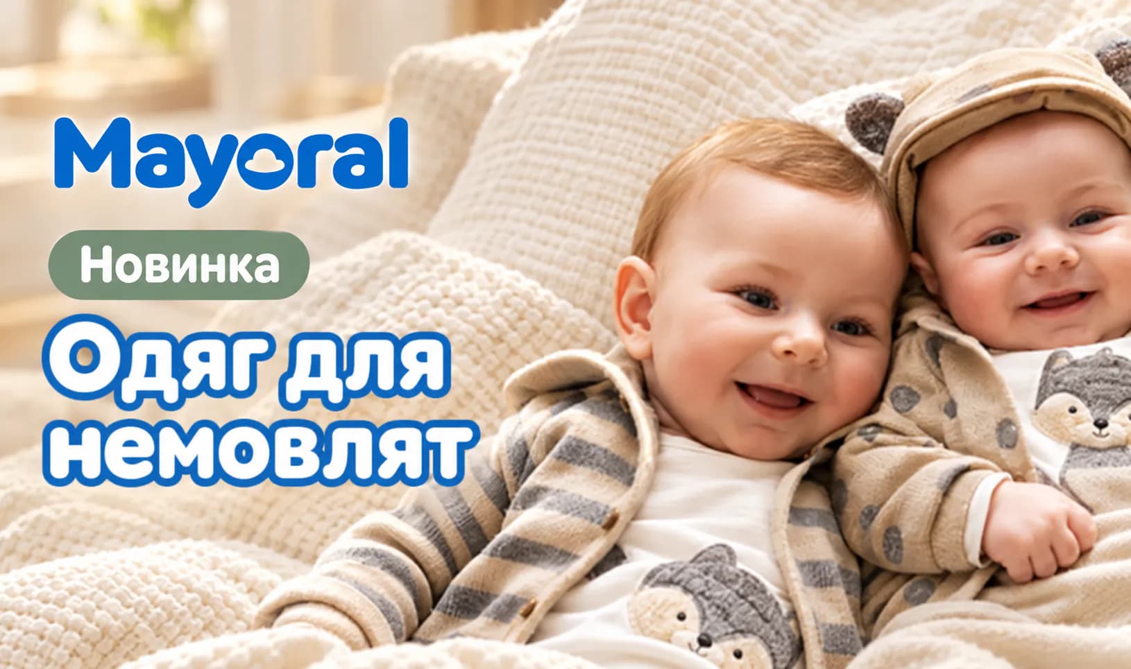 Нова колекція одягу для немовлят від Mayoral