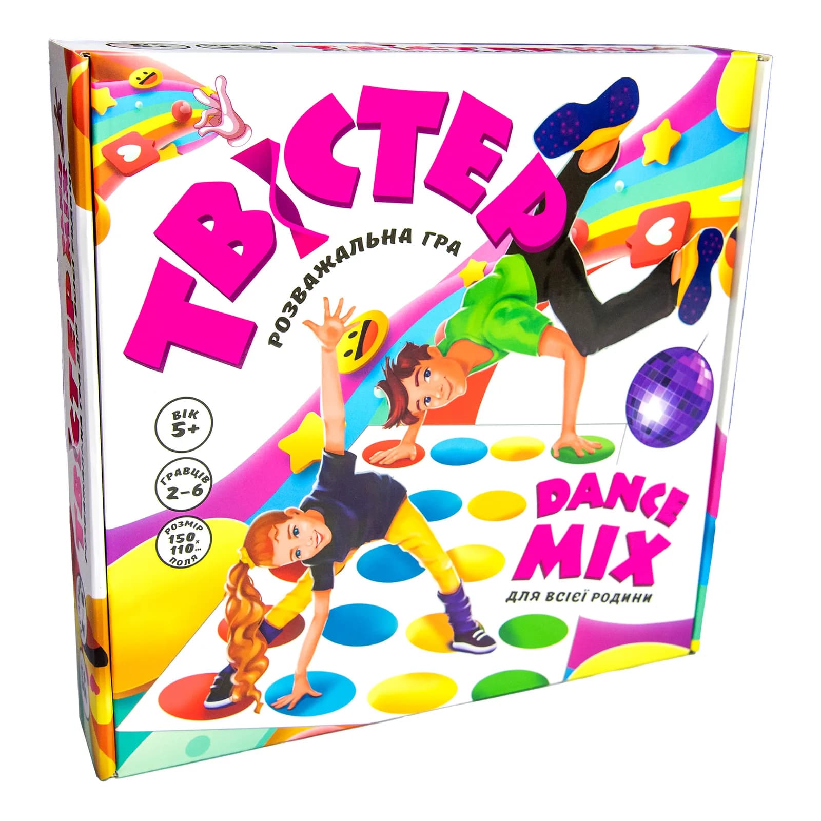 Игра напольная Strateg Твистер dance mix 30277 фото 2 Игра напольная Strateg Твистер dance mix 30277 фото 2