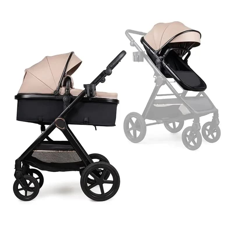 Коляска-трансформер 2в1 Ninos Ventura NVE2026DB Dark Eco Beige фото 6 Коляска-трансформер 2в1 Ninos Ventura NVE2026DB Dark Eco Beige фото 6