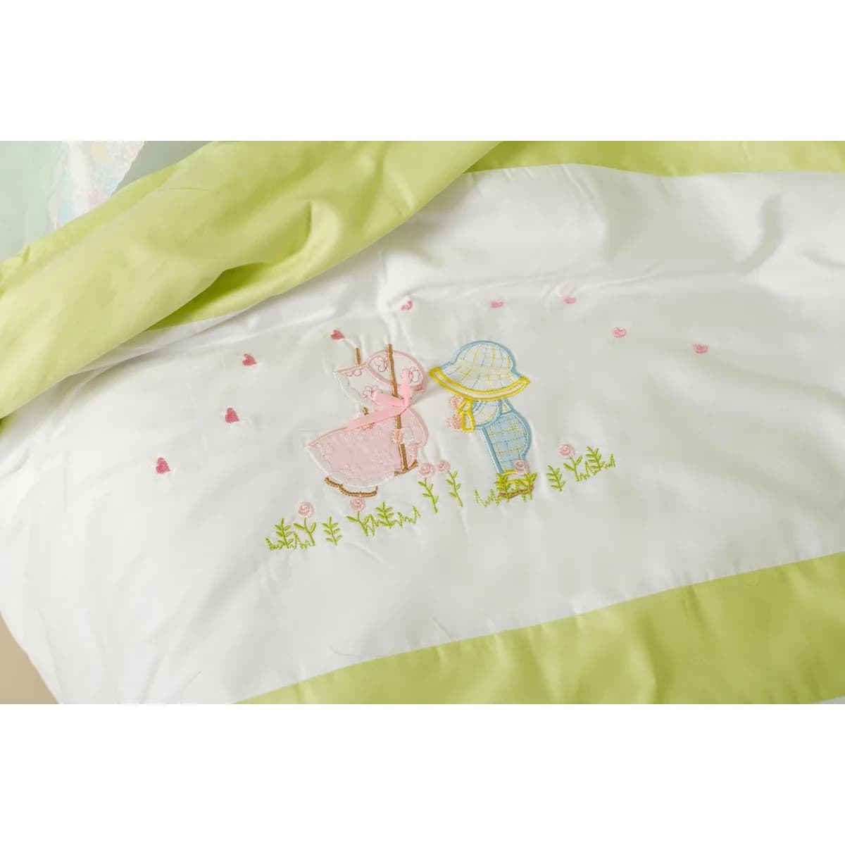 Постільний комплект Twins Kids green 7од 4080-A-025-06 фото 2 Постільний комплект Twins Kids green 7од 4080-A-025-06 фото 2