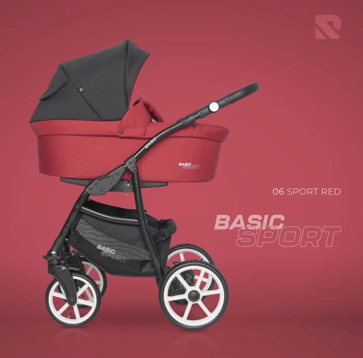 Коляска универсальная 2в1 Riko Basic Sport 06 Sport Red R-BS 06 фото 2 Коляска универсальная 2в1 Riko Basic Sport 06 Sport Red R-BS 06 фото 2