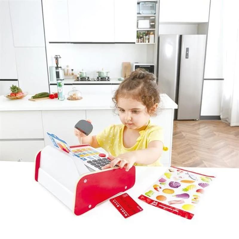 Набор деревянный Hape Кассовый аппарат E3184 фото 4 Набор деревянный Hape Кассовый аппарат E3184 фото 4