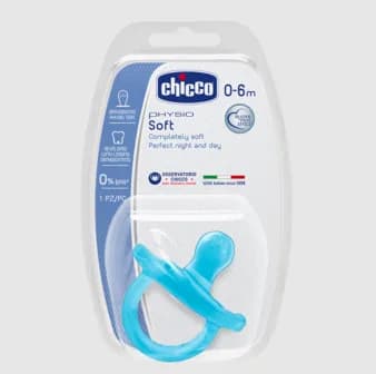 Пустышка силиконовая CHICCO Physio Soft 1шт 0-6м 02711.21 фото 4 Пустышка силиконовая CHICCO Physio Soft 1шт 0-6м 02711.21 фото 4