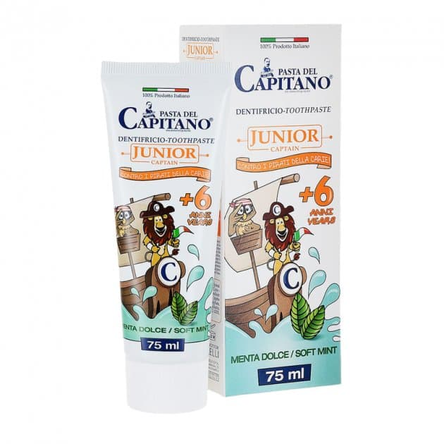 Зубная паста Pasta del Capitano Сладкая мята 75мл 0354F01 Зубная паста Pasta del Capitano Сладкая мята 75мл 0354F01