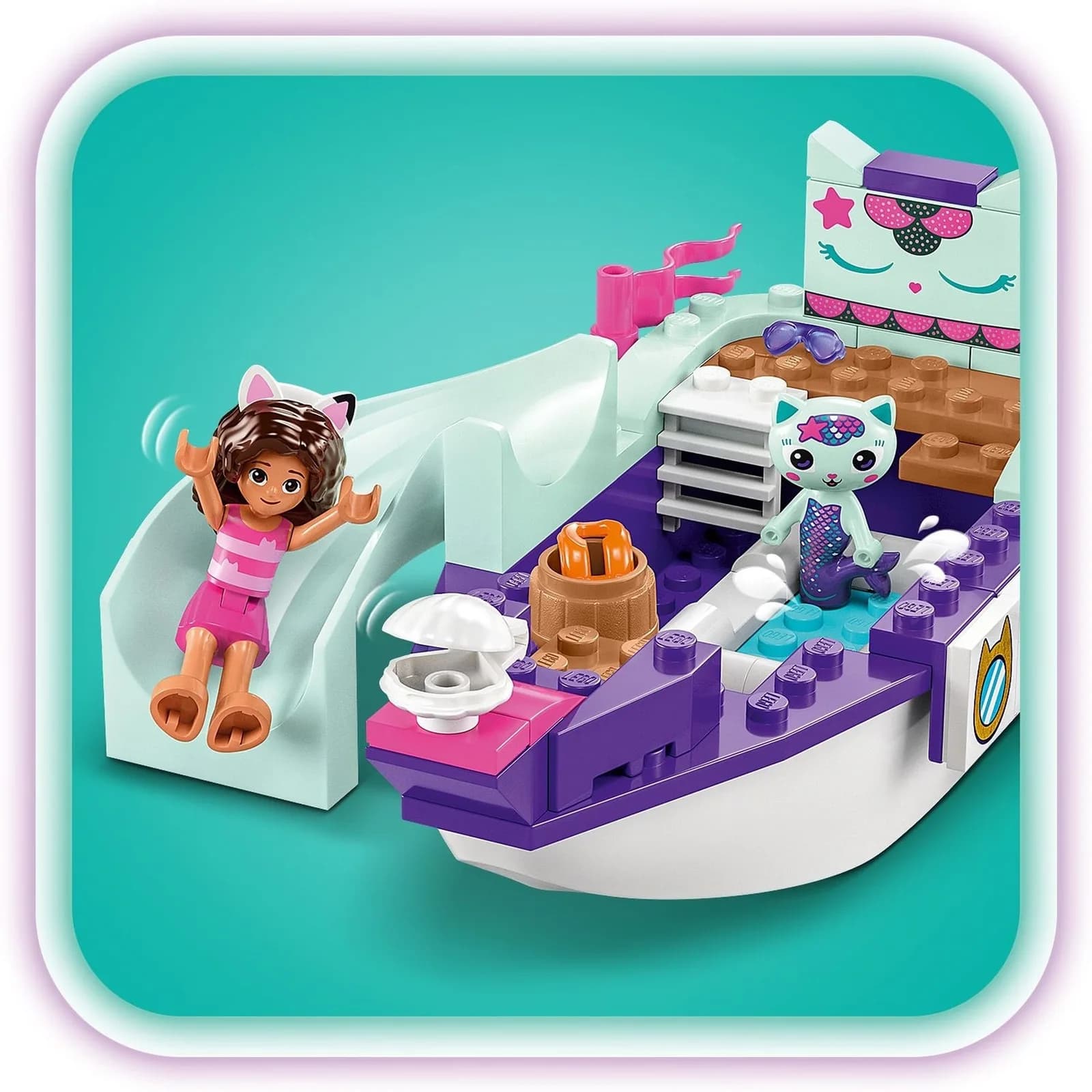 Конструктор Lego Gabby's Dollhouse Корабль и спа Габби и Нявки 88дет 10786 фото 3 Конструктор Lego Gabby's Dollhouse Корабль и спа Габби и Нявки 88дет 10786 фото 3
