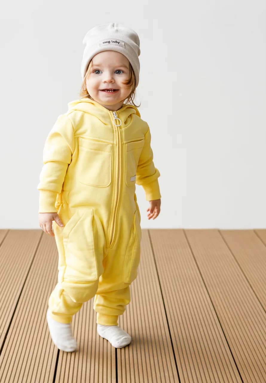 Комбінезон для новонароджених "Kolman" Magbaby 120940 -жовтий фото 2 Комбінезон для новонароджених "Kolman" Magbaby 120940 -жовтий фото 2