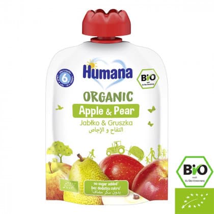 Пюре яблоко, груша Humana 90г 471602 Пюре яблоко, груша Humana 90г 471602