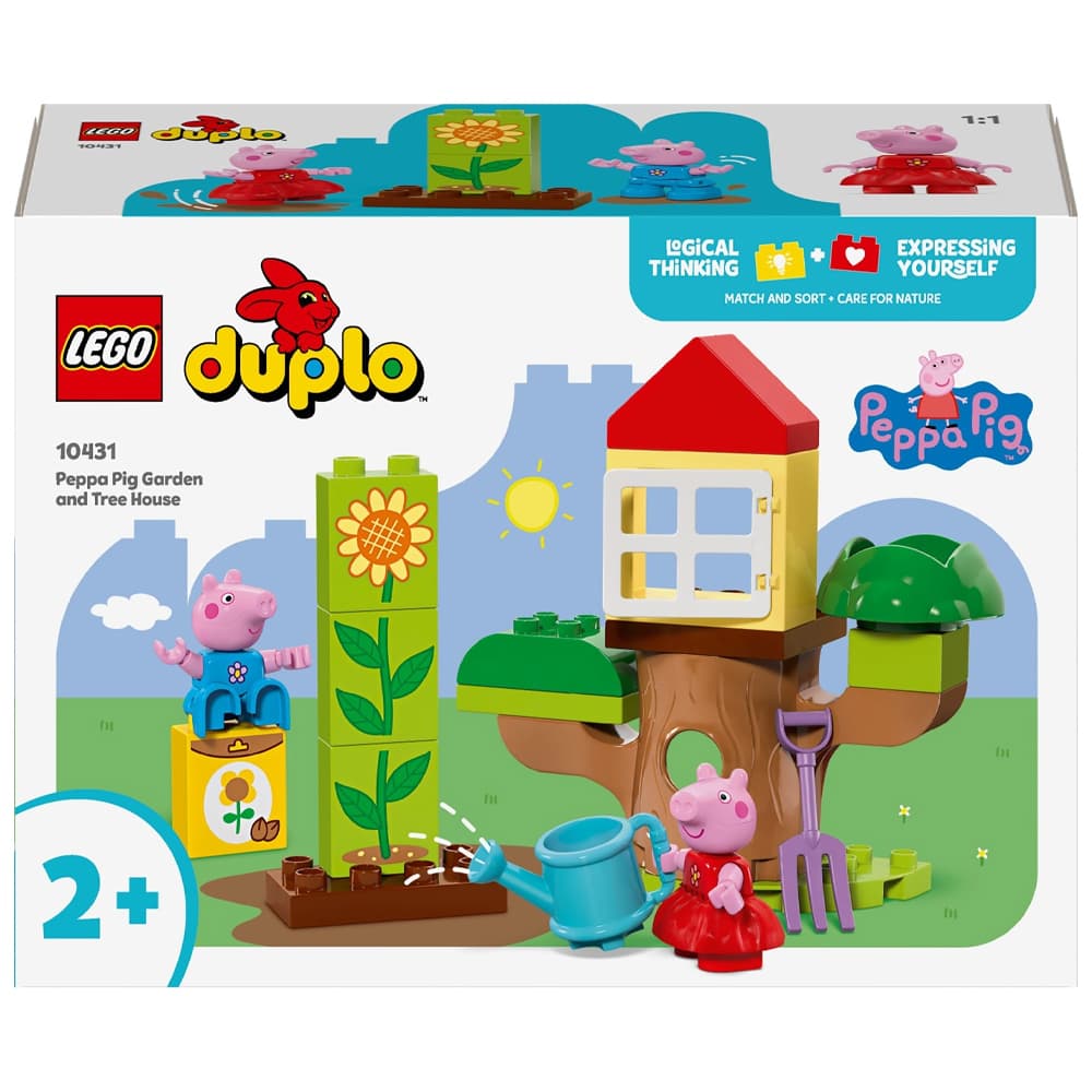 Конструктор Lego Duplo Сад и домик на дереве Пеппи 20дет 10431 Конструктор Lego Duplo Сад и домик на дереве Пеппи 20дет 10431