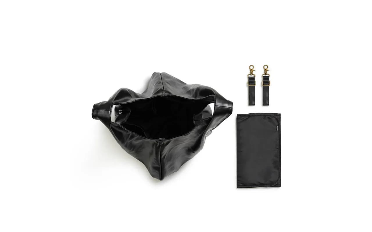 Сумка для мами Elodie Details Draped Tote 11862 Black фото 2 Сумка для мами Elodie Details Draped Tote 11862 Black фото 2