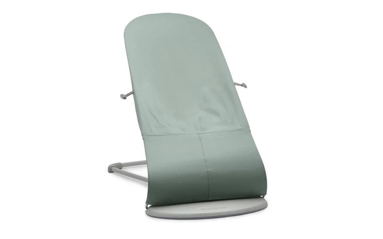 Шезлонг BabyBjorn Bouncer Balance Soft Woven/Jersey 2704 Green фото 2 Шезлонг BabyBjorn Bouncer Balance Soft Woven/Jersey 2704 Green фото 2