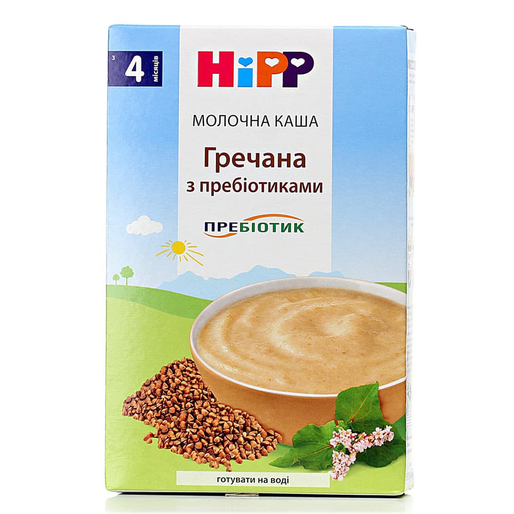 Каша молочна гречана з пребіотиками HIPP 250г 2917 Каша молочна гречана з пребіотиками HIPP 250г 2917