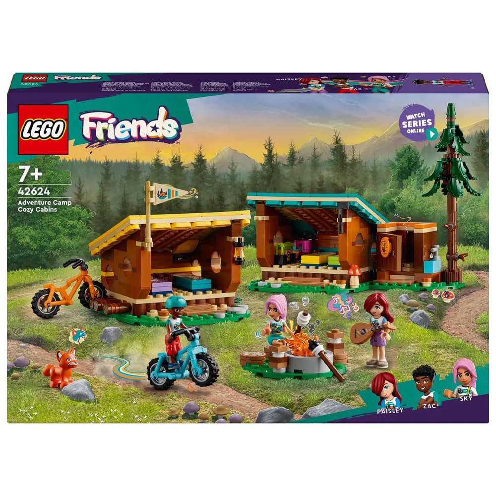 Конструктор LEGO Friends Затишні хатинки у пригодницькому таборі 437дет 42624 Конструктор LEGO Friends Затишні хатинки у пригодницькому таборі 437дет 42624