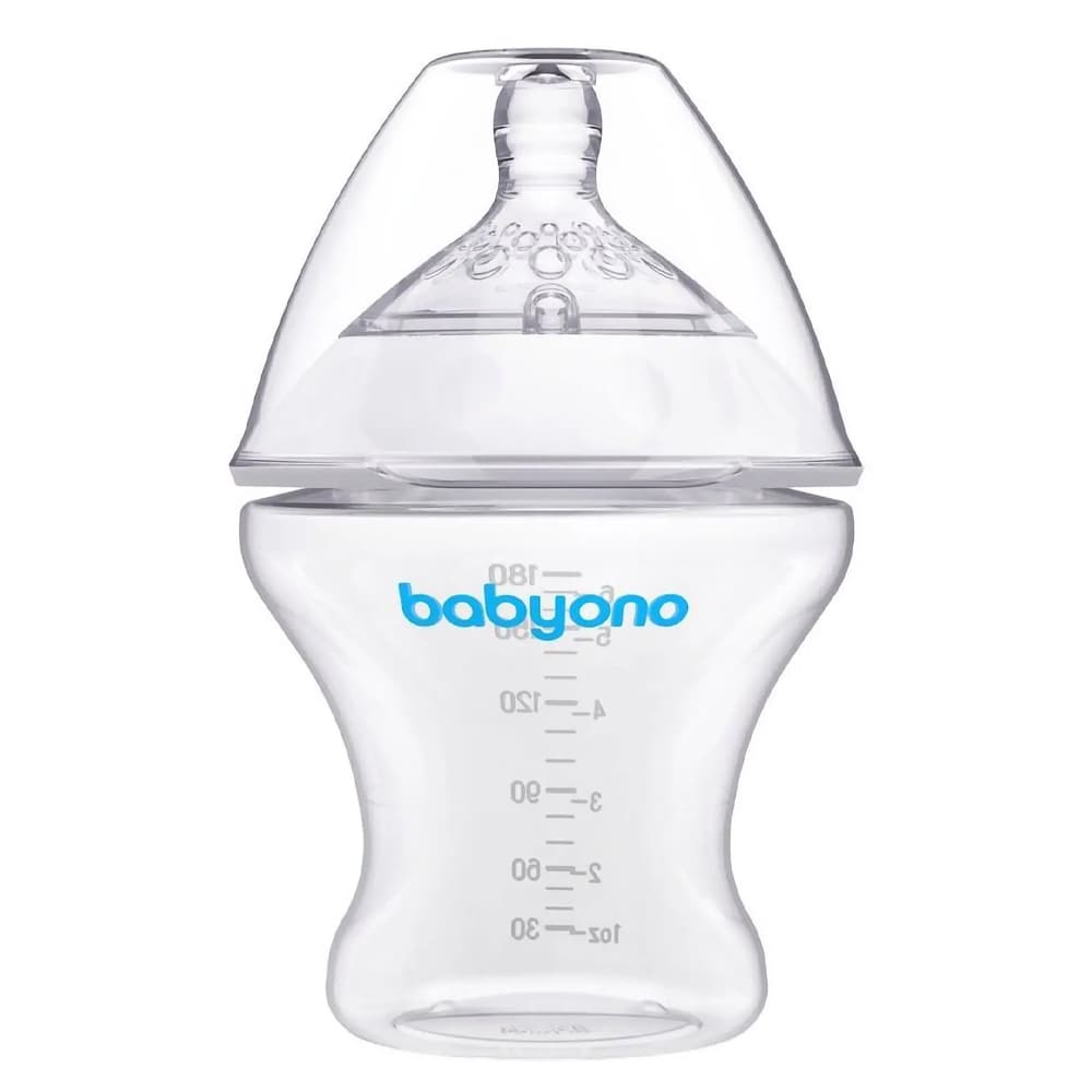 Бутылочка пластиковая BabyOno 180мл 1450 Бутылочка пластиковая BabyOno 180мл 1450
