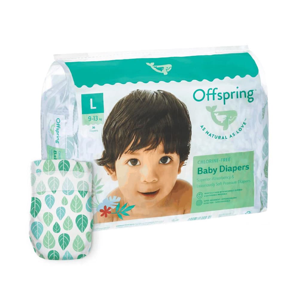 Підгузники Offspring Leave L 36шт DP-OI-FAT-L36P-LEA Підгузники Offspring Leave L 36шт DP-OI-FAT-L36P-LEA