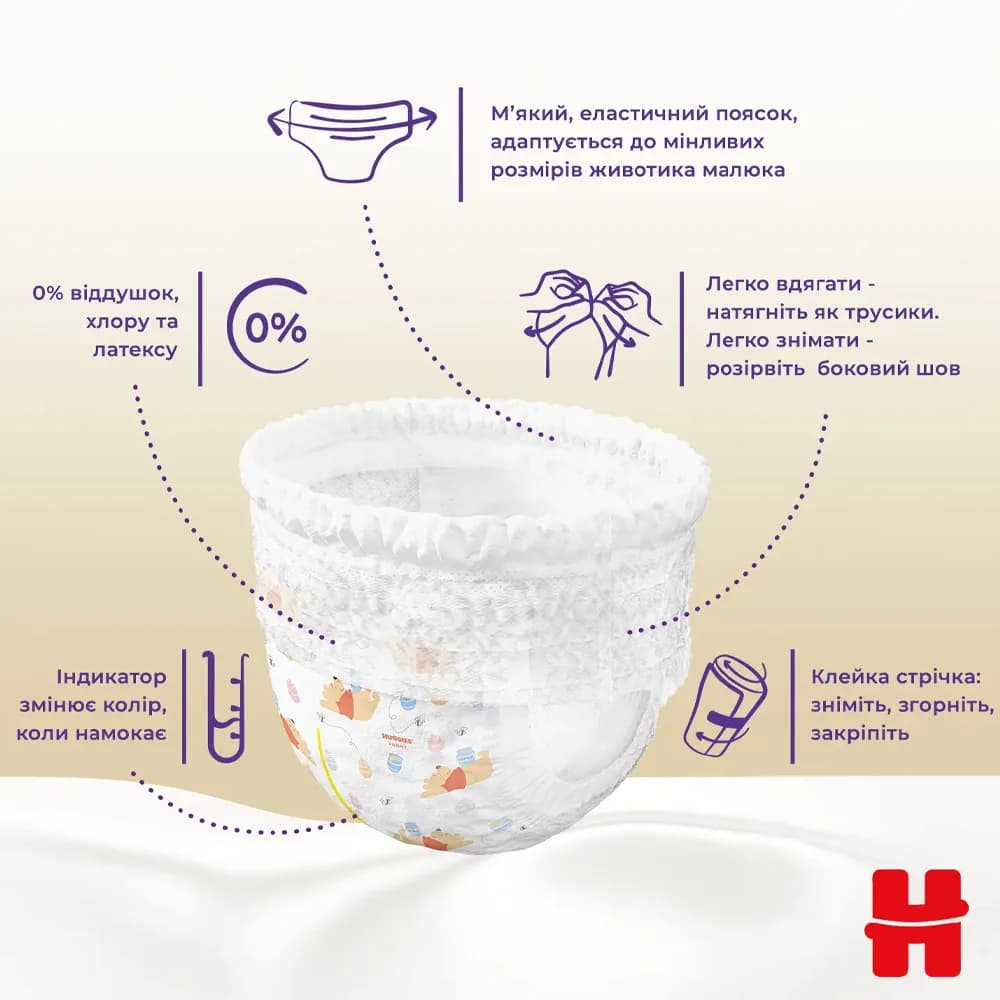 Подгузники-трусики Huggies Extra Care 6 30шт 582436 фото 5 Подгузники-трусики Huggies Extra Care 6 30шт 582436 фото 5